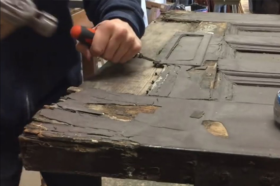 Half Moon Bay-wooden-door-repair